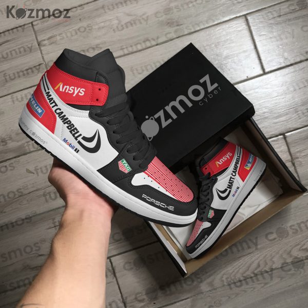 Matt Campbell Porsh Custom Shoes 963 LMH Livery 2024 JD1 Racing Shoes - 7