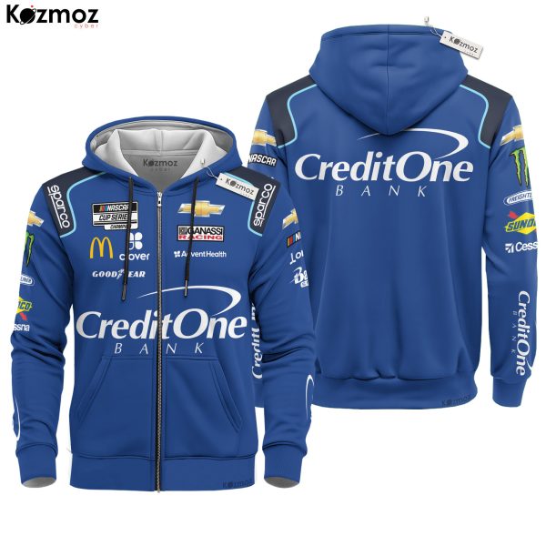 Matt Kenseth Racing Suit Credit One Bank 2020 Collection - NASCAR Racing Team - 8