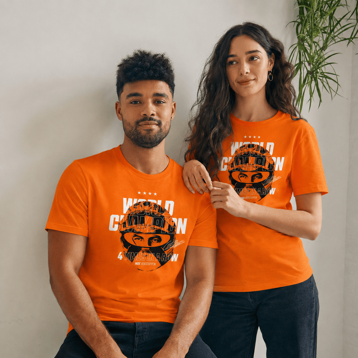 Max Mad #1 Orange Army World Champion Custom T-Shirt