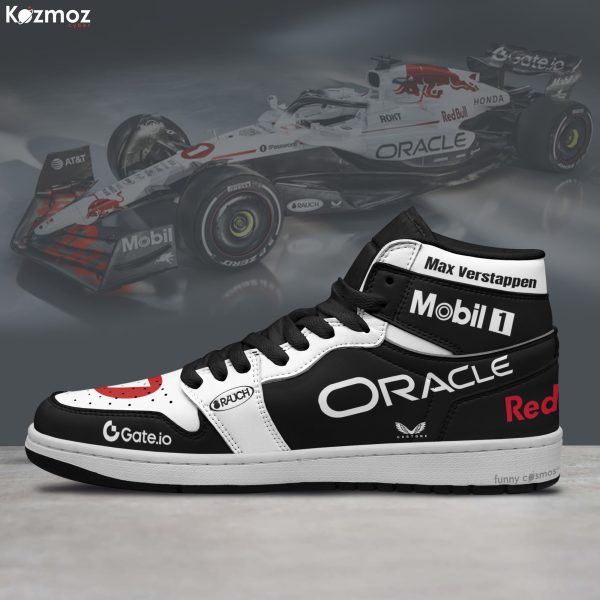 Max Verstappen AJ1 Sneakers Red Bull Racing Honda Tribute RB21 Livery 2025 Custom Racing Shoes - 6