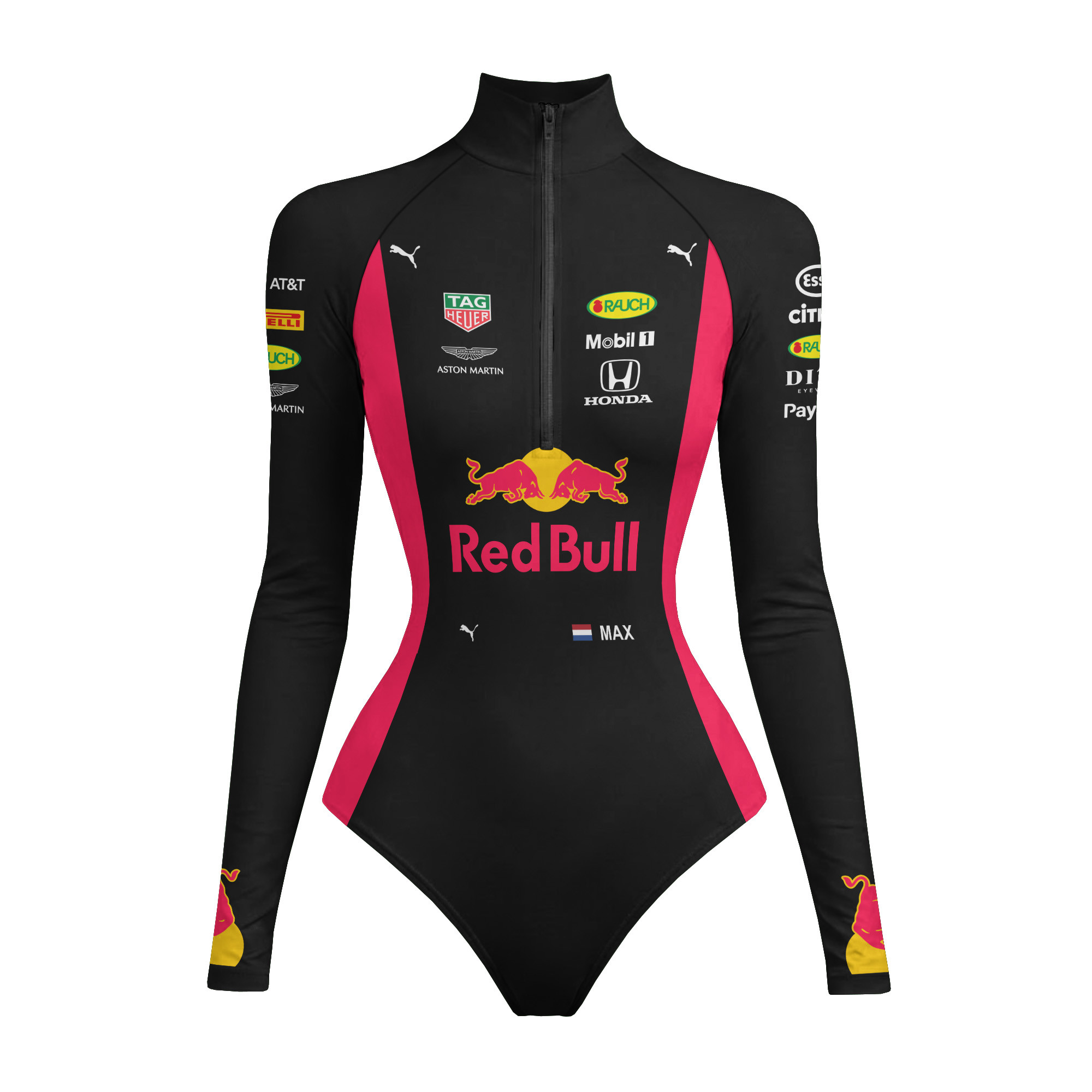 Max Verstappen Bodysuit Red Bull Racing Costume 2020 Costume - 13