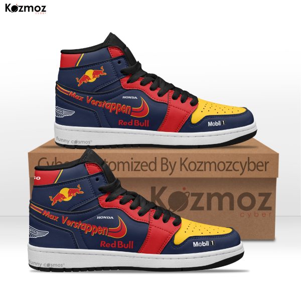 Max Verstappen F1 High-Top RBR 2021 Custom Racing Shoes