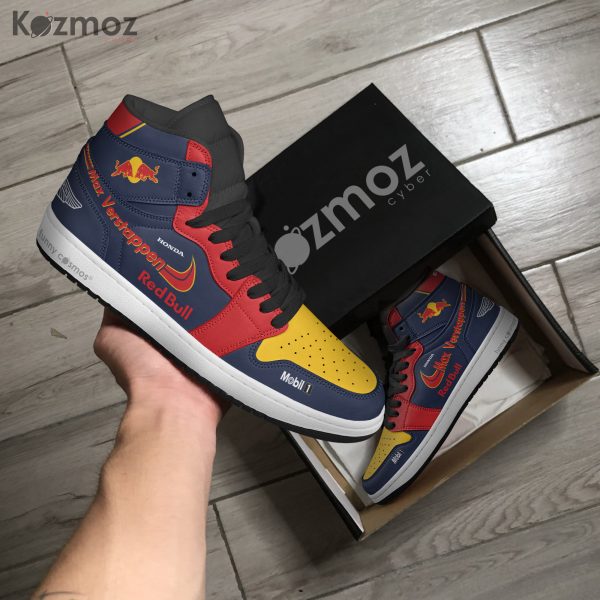 Max Verstappen F1 High-Top RBR 2021 Custom Racing Shoes - 7