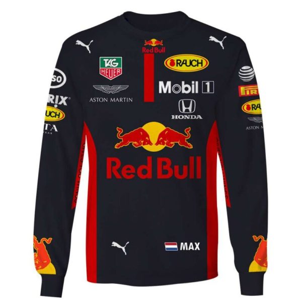 Max Verstappen Hoodie RB Racing 2020 Custom Racing Hoodie - 10