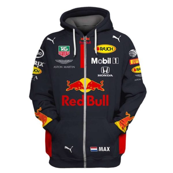 Max Verstappen Hoodie RB Racing 2020 Custom Racing Hoodie - 8