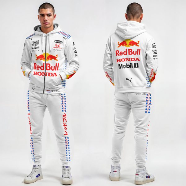 Max Verstappen Signed Red Bull White Racing Suit 2021 - 8