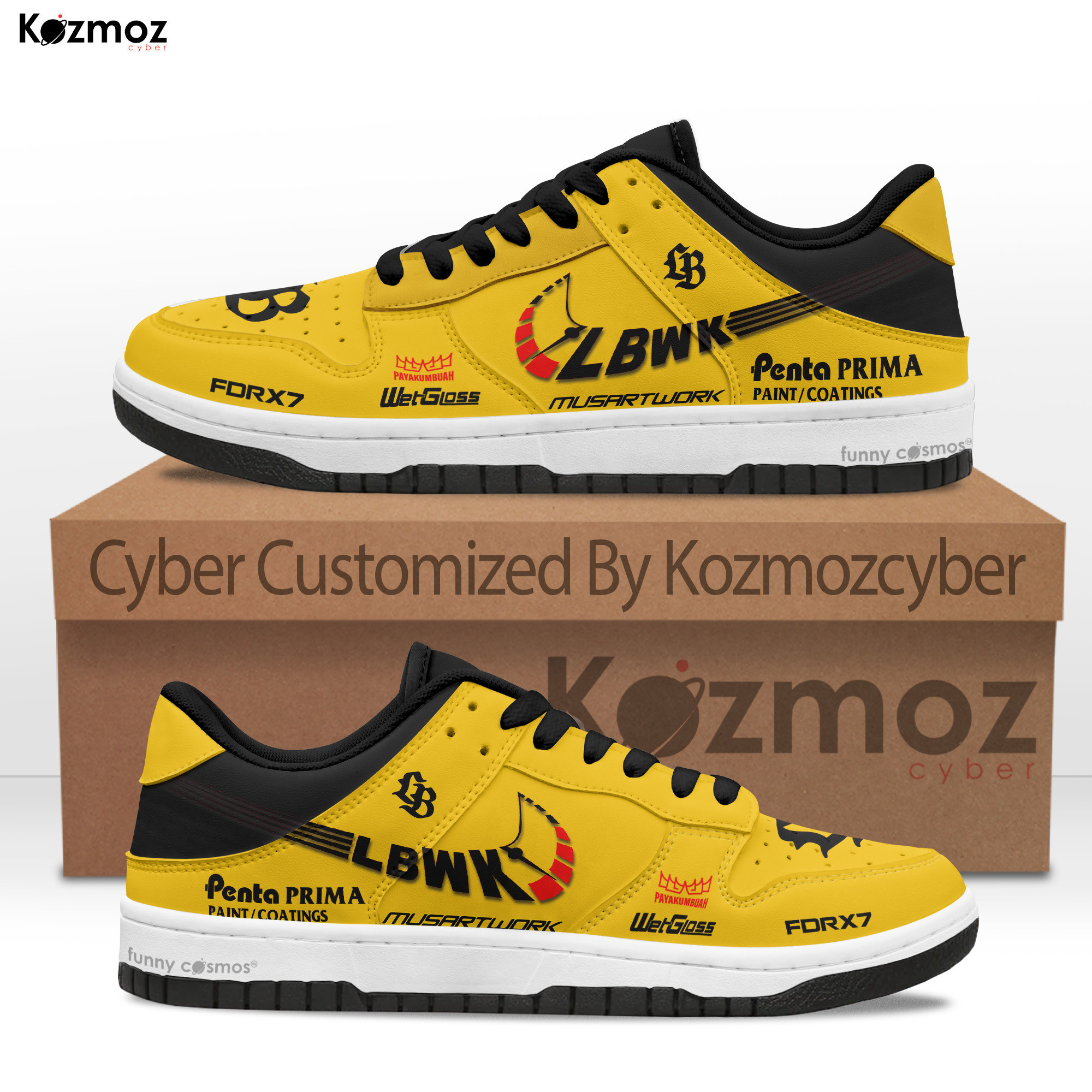 Mazda RX-7 Custom Shoes LBWK Penta PRIMA Livery 2023 Racing Shoes