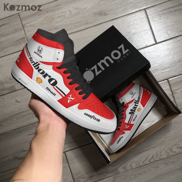 McLaren Alain Prost Custom Shoes McLaren Honda MP4-5 Livery 1989 Racing Shoes - 7