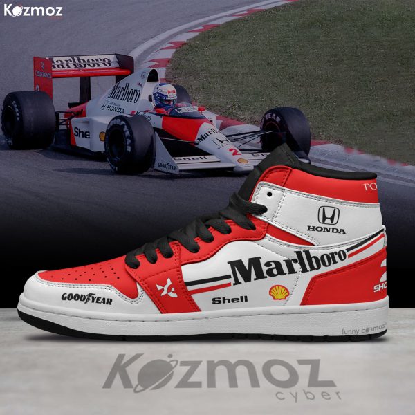 McLaren Alain Prost Custom Shoes McLaren Honda MP4-5 Livery 1989 Racing Shoes - 6