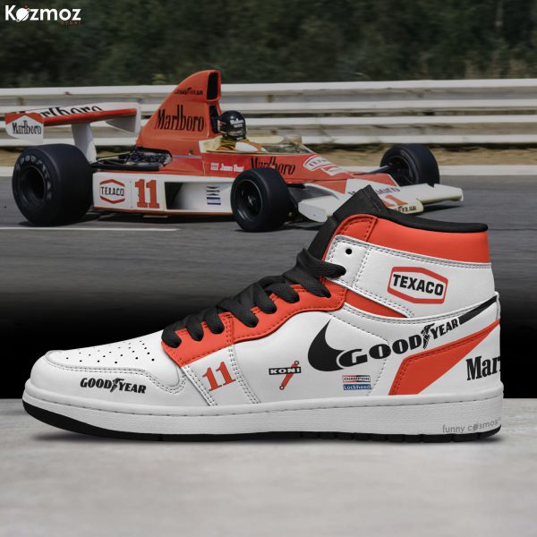 McLaren James Hunt Custom Shoes Ford M23 Livery 1976 Racing Shoes - 6