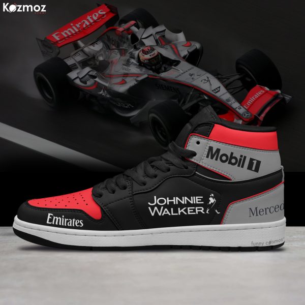McLaren Kimi Raikkonen Custom Shoes Chrome Livery 2006 Livery MP4-21 Racing Shoes - 6