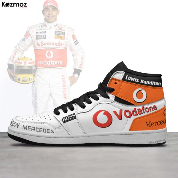 McLaren Lewis Hamilton Custom Shoes Chrome Livery 2008 Livery MP4-23 Racing Shoes - 6