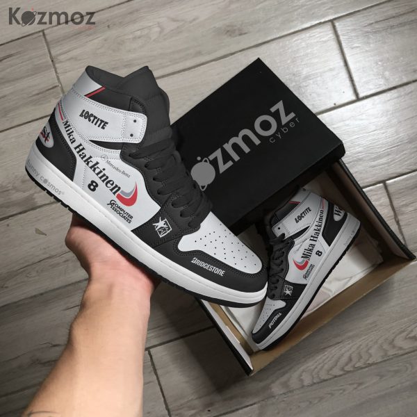 McLaren Mika Hakkinen Custom Shoes Mclaren MP4-13 Livery 1998 Racing Shoes - 7