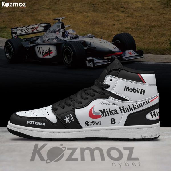 McLaren Mika Hakkinen Custom Shoes Mclaren MP4-13 Livery 1998 Racing Shoes - 6