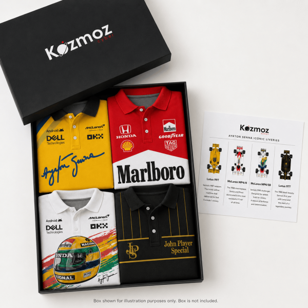 McLaren Senna F1 Polo Shirt Bundle - Perfect Racing Gift - 8
