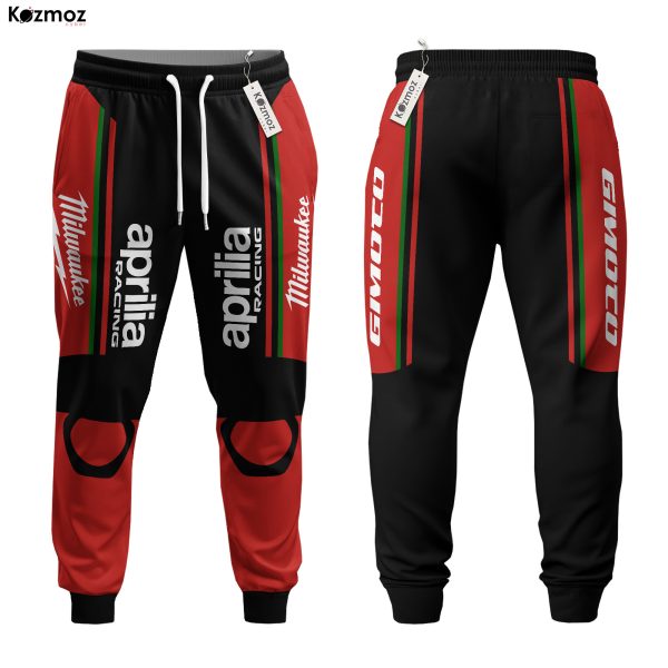 Milwaukee Aprilia Racing Costume - WSBK 2017 Black And Red Version - 12
