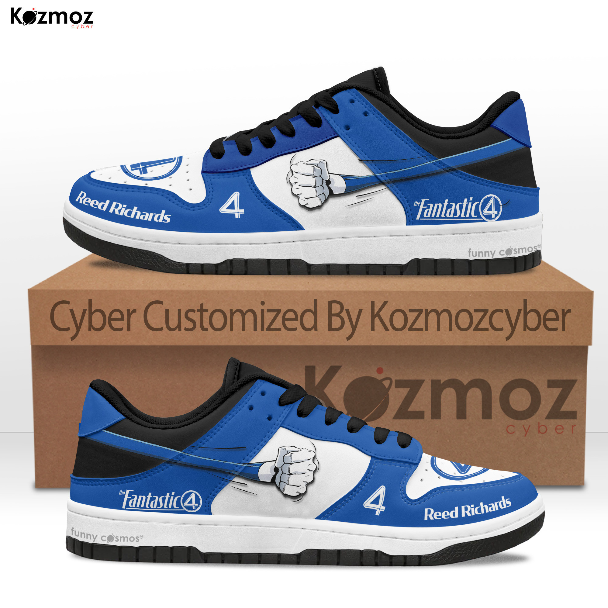 Mister Fantastic SB Sneaker Reed Richards Fantastic Four MCU Shoes