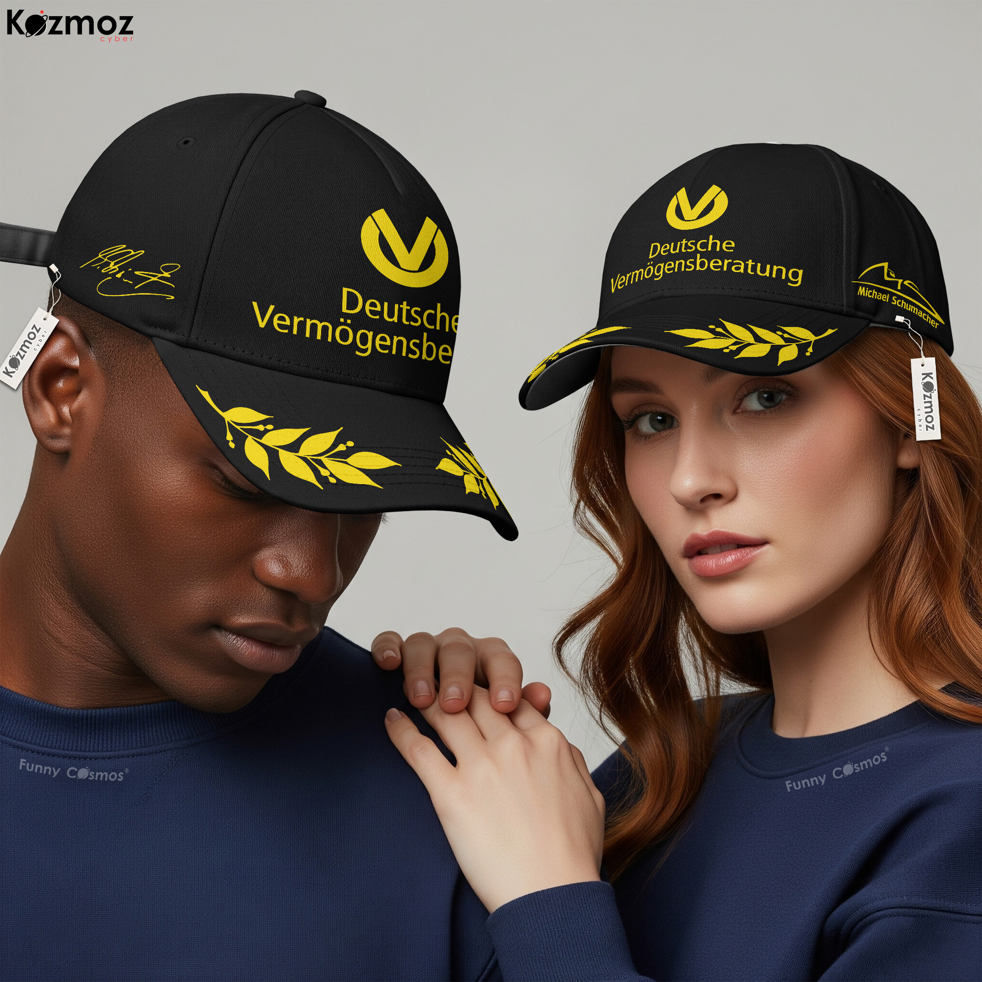 MSC Cap Black-Gold DVAG 20 Years Racing Hat