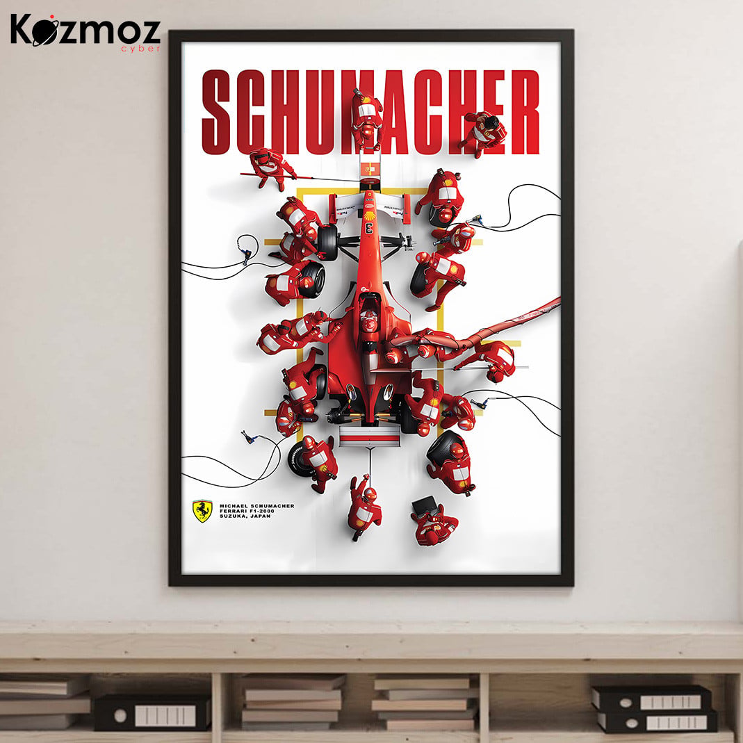 MSC Pitstop Legend Poster  Racing Icon -  Legend Wall Art