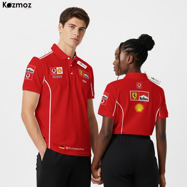 MSC Racing Polo Shirt 2004 Livery SF Marlboro Polo Team