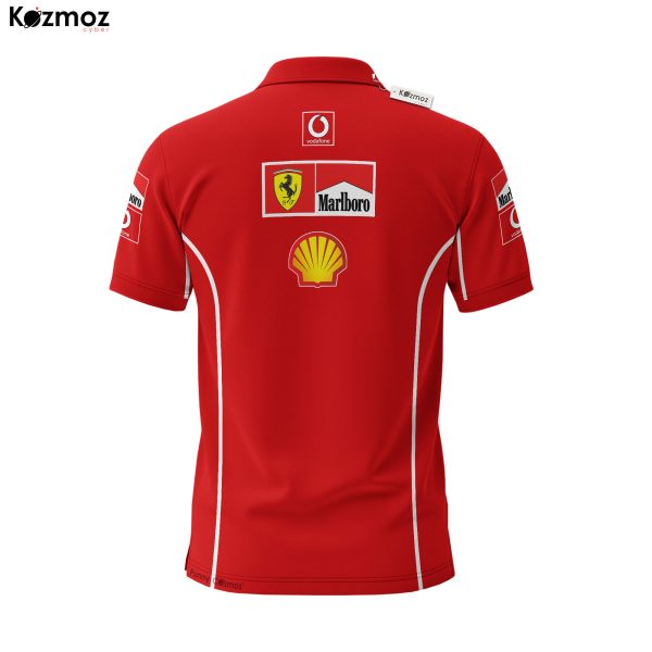 MSC Racing Polo Shirt 2004 Livery SF Marlboro Polo Team - 8
