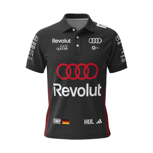 Nico Hulkenberg Audi F1 Custom Polo Shirt - 6
