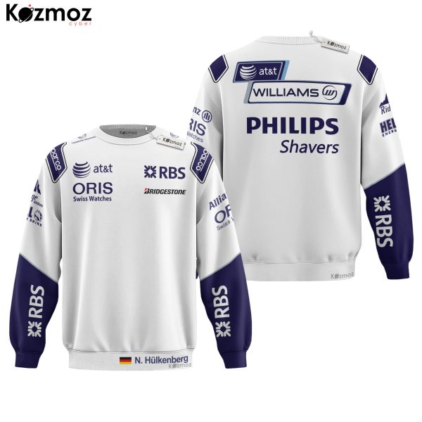 Nico Hulkenberg Racing Costume 2010s Williams Racing Team - 9