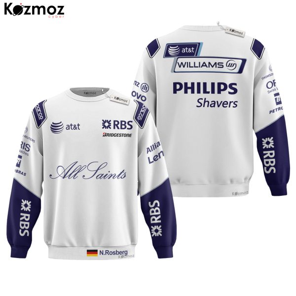 Nico Rosberg Racing Costume RBS 2008 Collection Williams Racing Team - 9