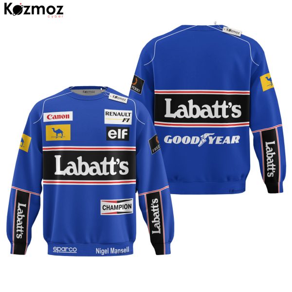 Nigel Mansell Racing Costume 1992 Williams Racing Team - 12