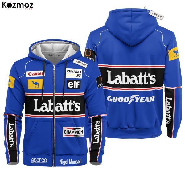 Nigel Mansell Racing Costume 1992 Williams Racing Team - 11