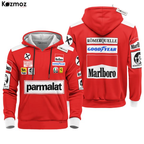 Niki Lauda Racing Costume Parmalat 1976 Collection SF Racing Team - 7