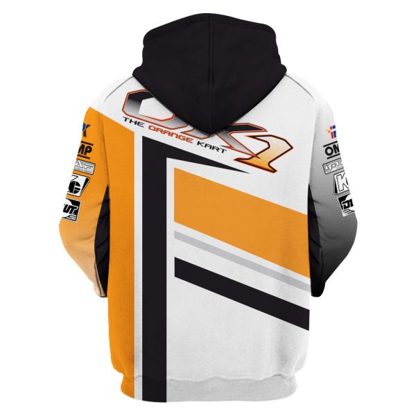 Ok1 Kart Hoodie The Orange Kart Sweater Ok1, Omp Go Kart Racing Costume - 15