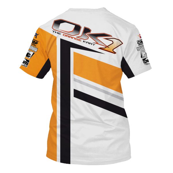 Ok1 Kart Hoodie The Orange Kart Sweater Ok1, Omp Go Kart Racing Costume - 19