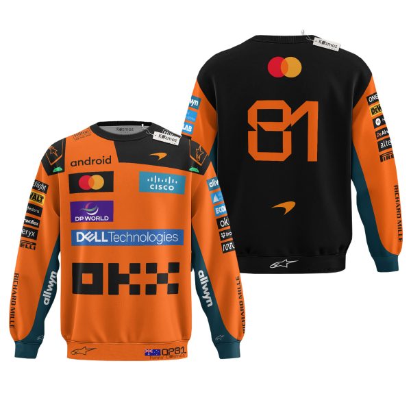 Oscar Piastri 2026 McLaren Team F1 Costume Racing Suit - 10