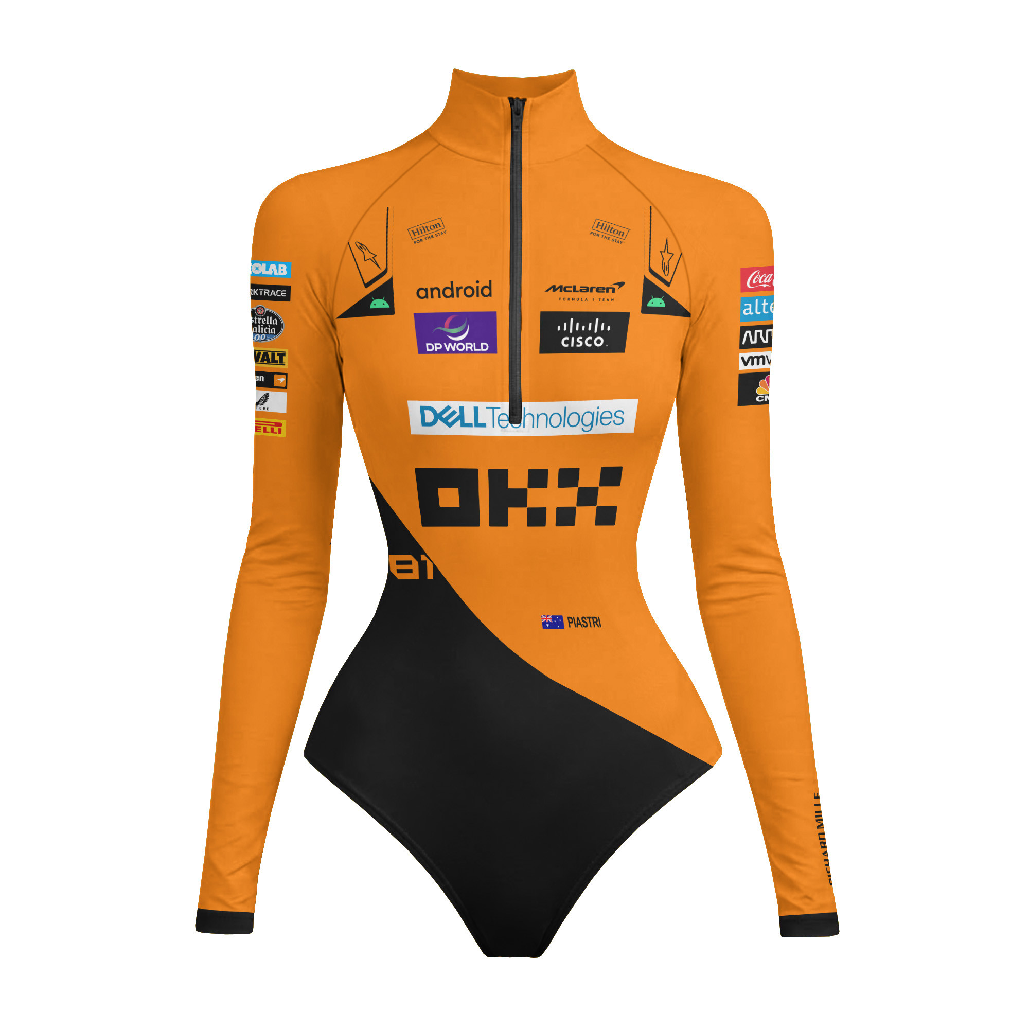 Oscar Piastri Bodysuit 2024 New McLaren F1 Team Costume