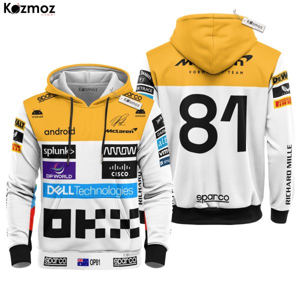 Oscar Piastri Racing Costume 2023 New Maclaren Silverstone Collection - McLaren Racing Team - 7
