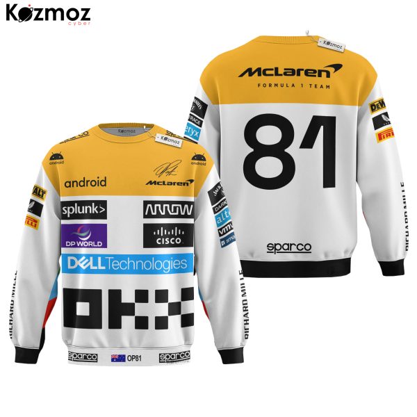 Oscar Piastri Racing Costume 2023 New Maclaren Silverstone Collection - McLaren Racing Team - 9