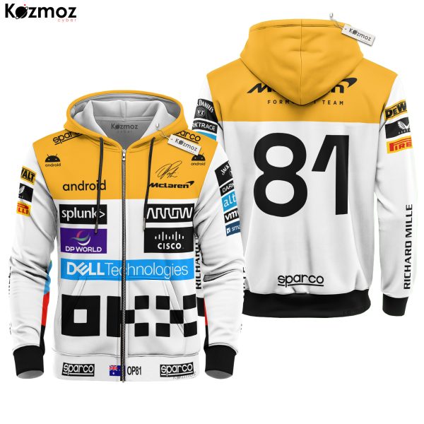Oscar Piastri Racing Costume 2023 New Maclaren Silverstone Collection - McLaren Racing Team - 8