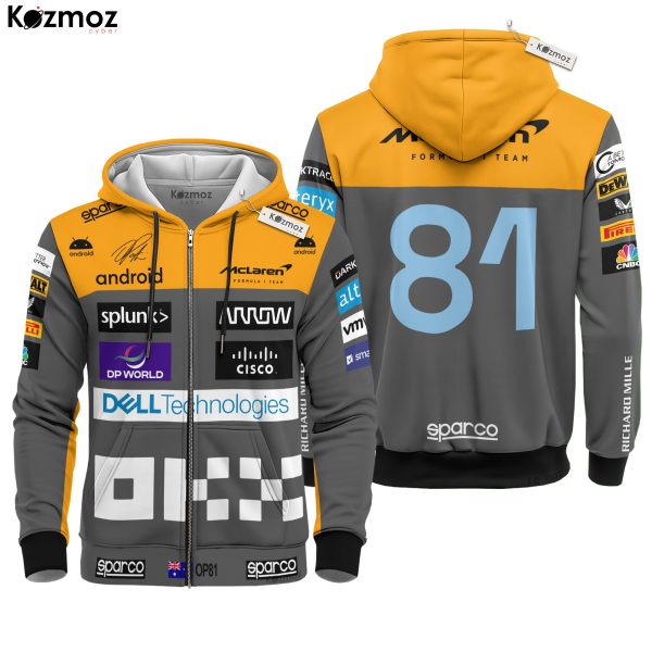 Oscar Piastri Racing Costume 2023 Signed Rookie Year Collection - McLaren Racing Team - 8