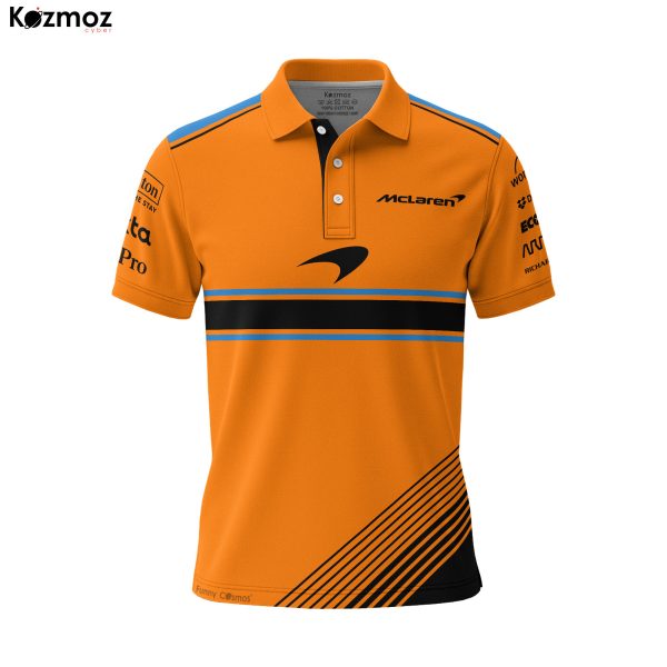 Oscar Piastri Racing Polo Shirt McLaren Polo Team - 6