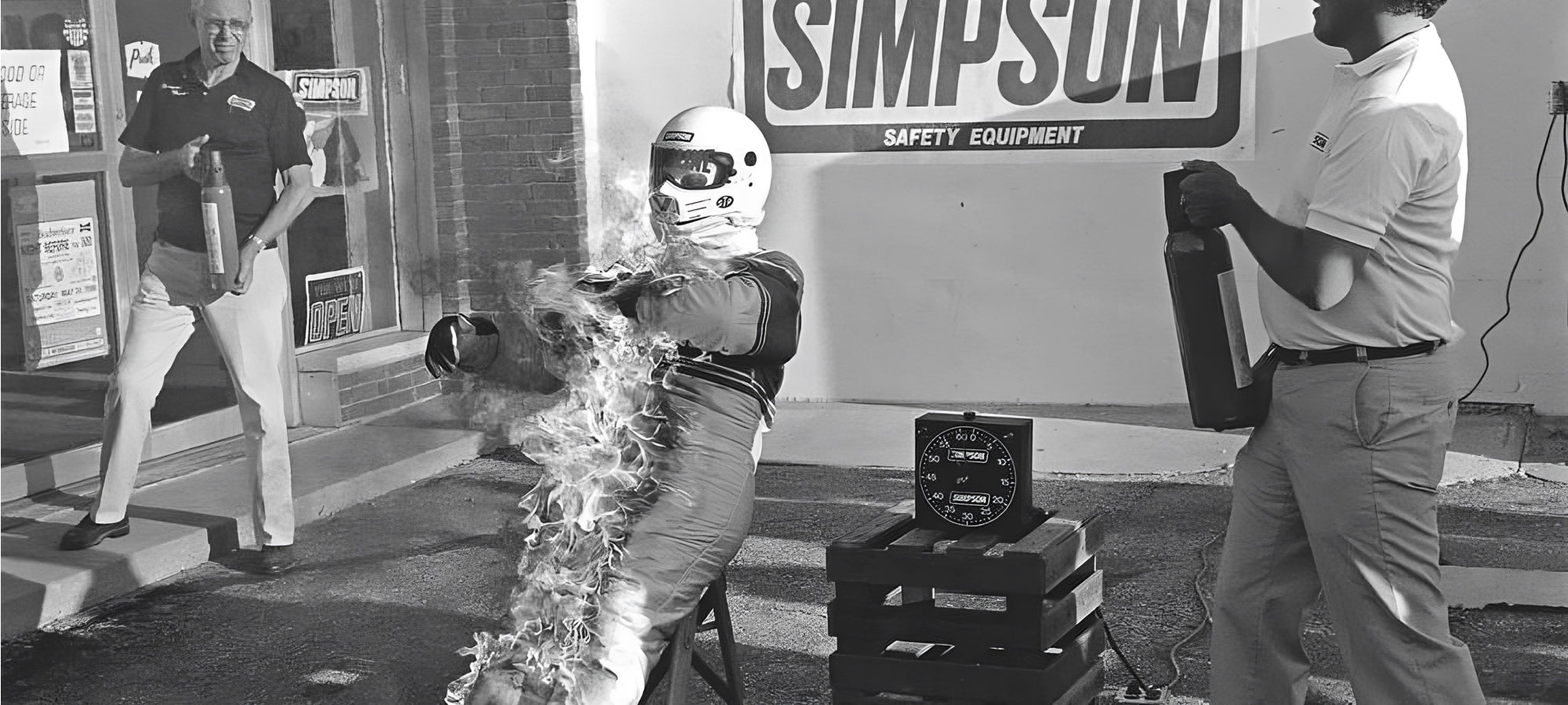 Nomex fire resistant racing suit technology