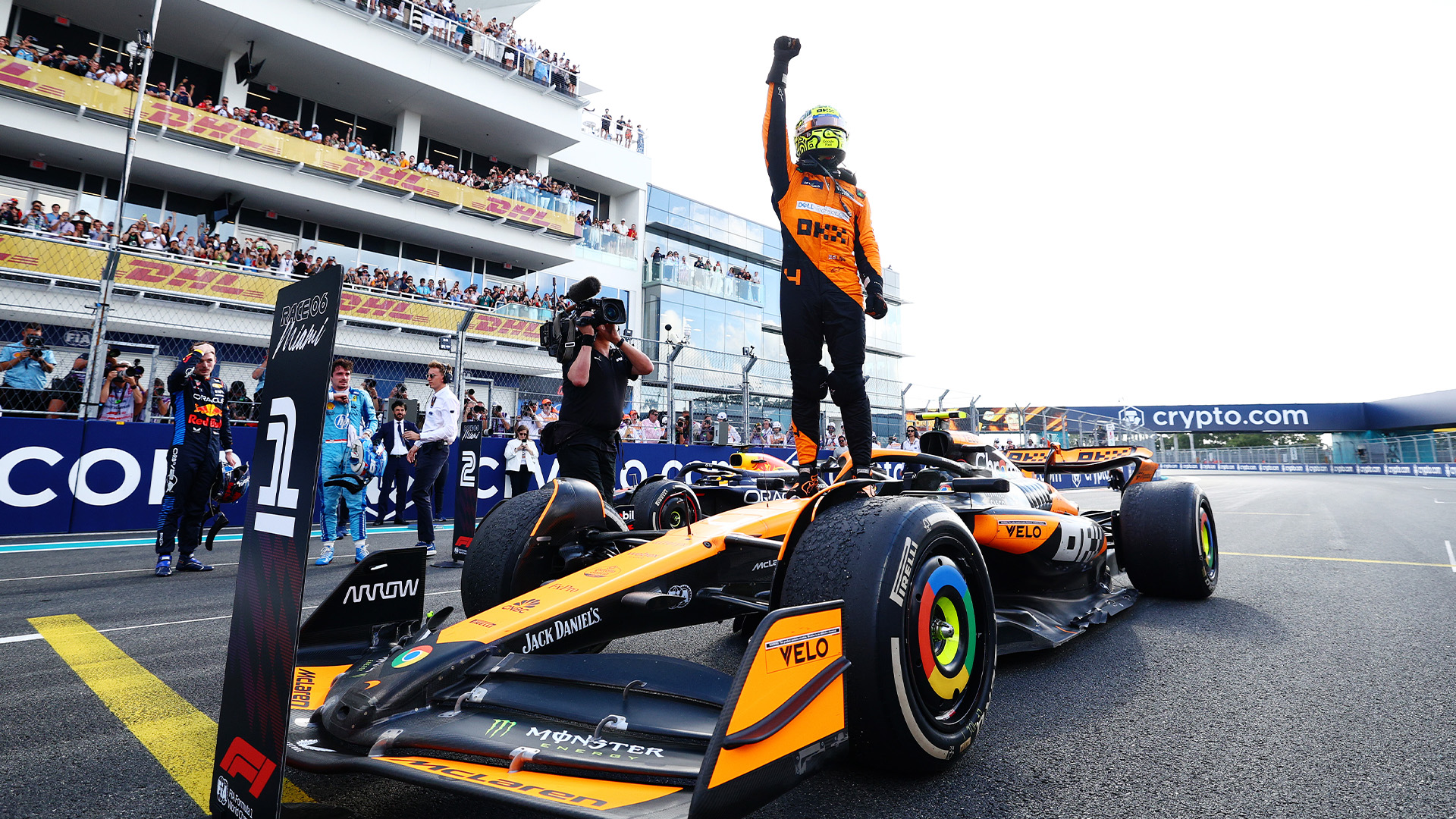 Lando Norris McLaren F1 race winner