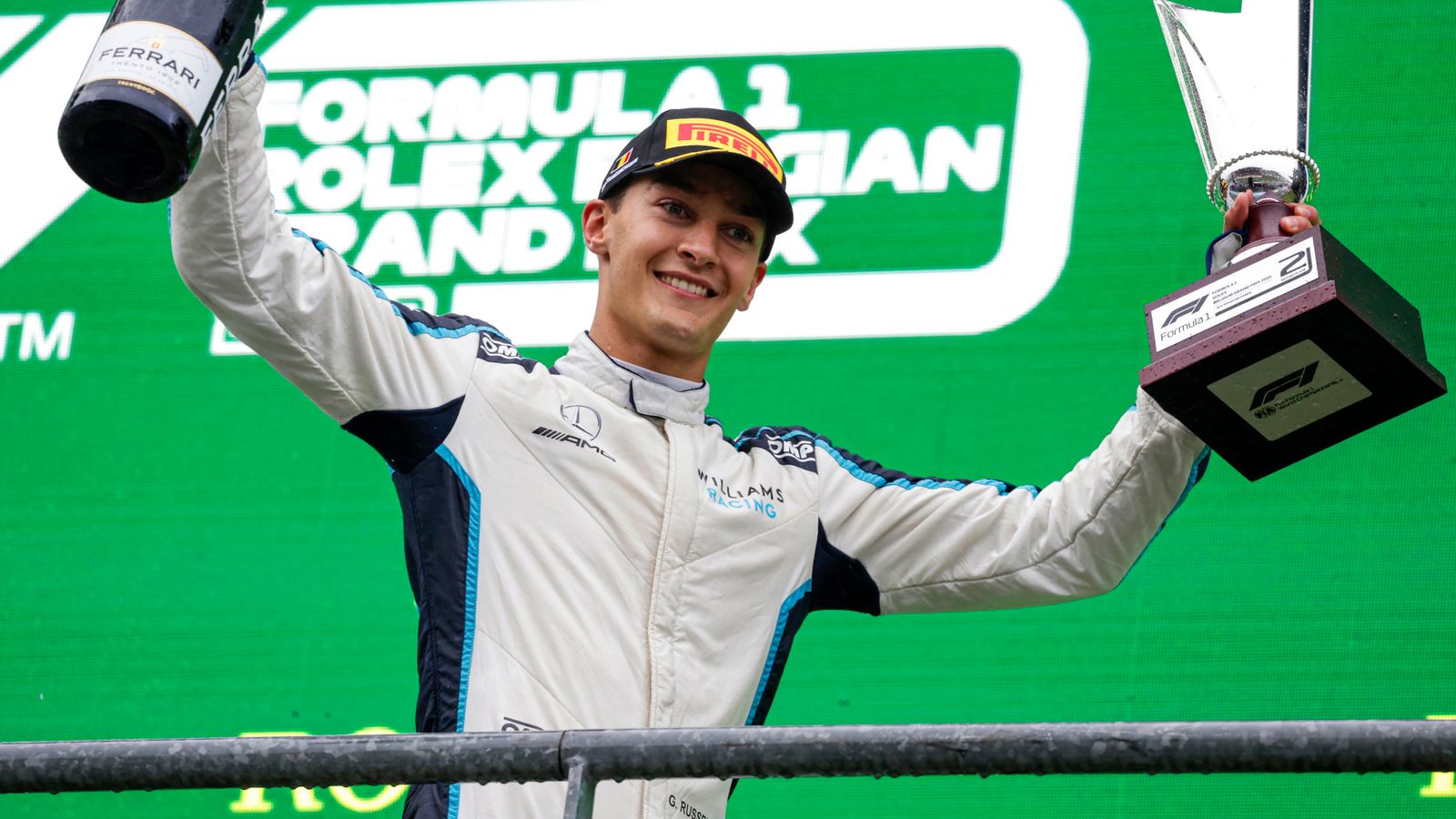 George Russell Mercedes F1 driver