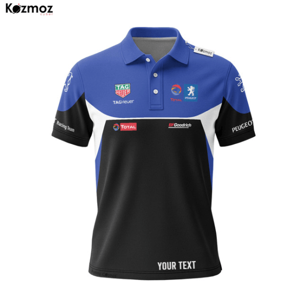 Peugeot Sport Racing Polo Shirt Motorsport Polo Shirt - 7