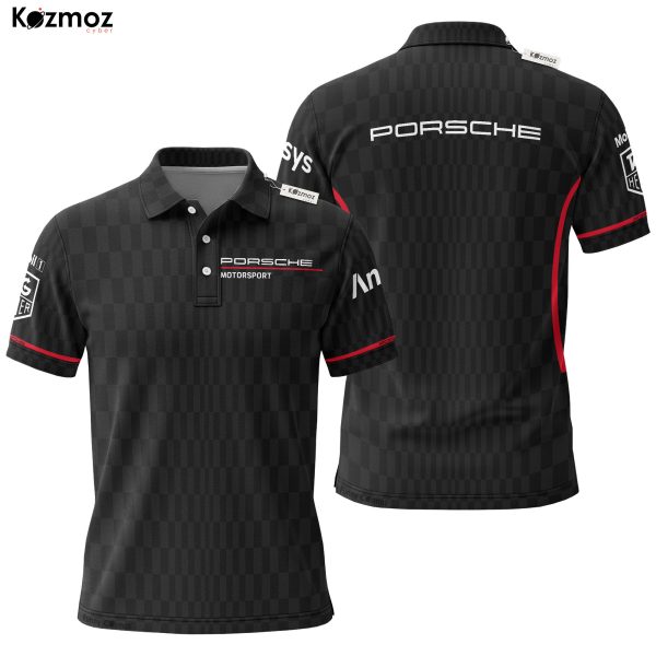 Porsh Racing Polo - Red Line Teamwear Motorsport - 7
