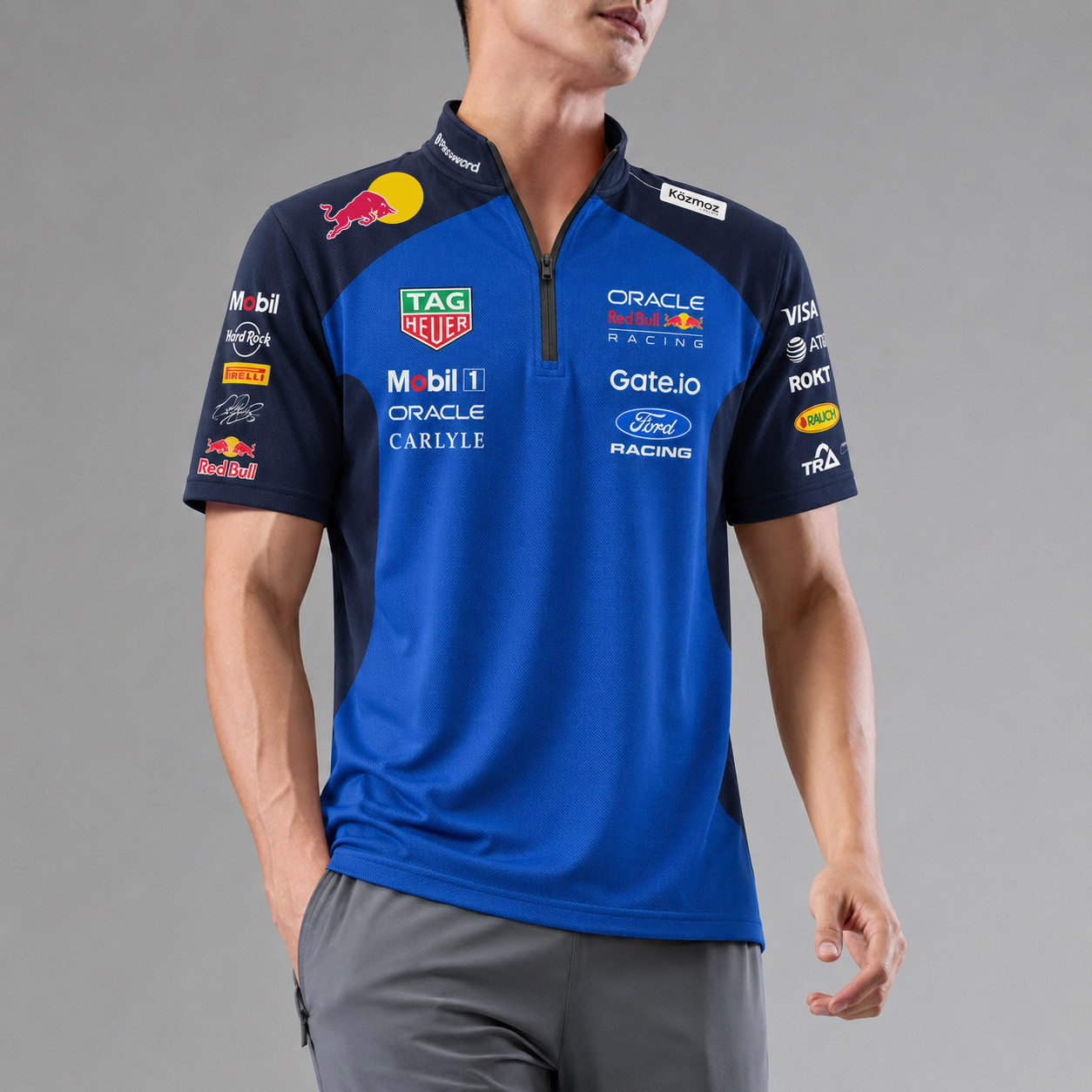 RBR 2026 F1 Team Custom Quarter Zip Shirt