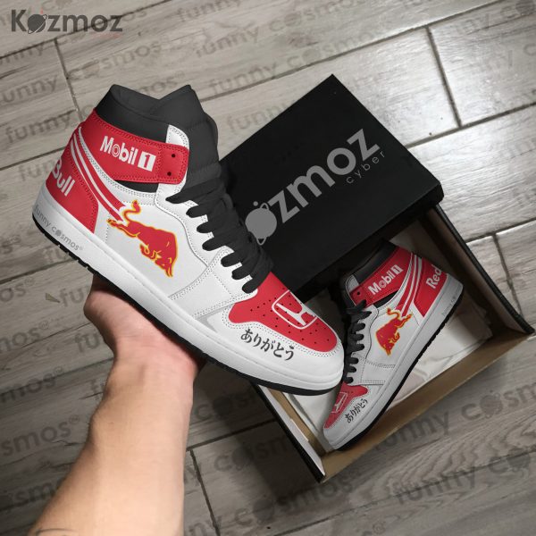 Red Bull Max Verstappen Custom Shoes Honda Arigato Livery RB16B Racing Shoes - 7