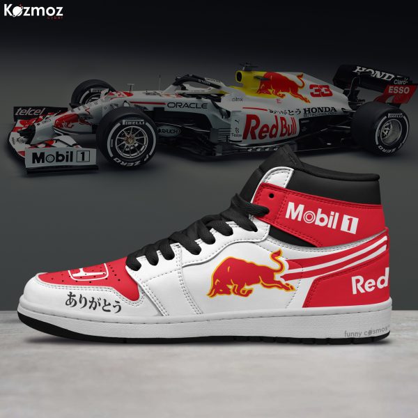 Red Bull Max Verstappen Custom Shoes Honda Arigato Livery RB16B Racing Shoes - 6