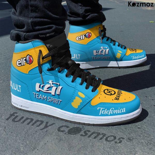 Renault Fernando Alonso Custom Shoes 2006 Livery R26 Racing Shoes - 5