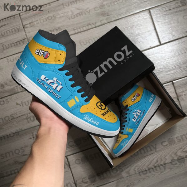 Renault Fernando Alonso Custom Shoes 2006 Livery R26 Racing Shoes - 7